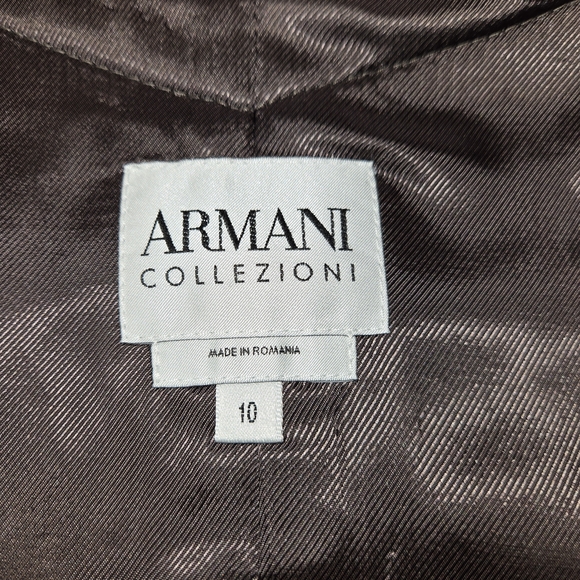 Armani Collezioni Jacket Women 46 US 10–12 Wool Silk Cashmere Angora NWT - Picture 15 of 15